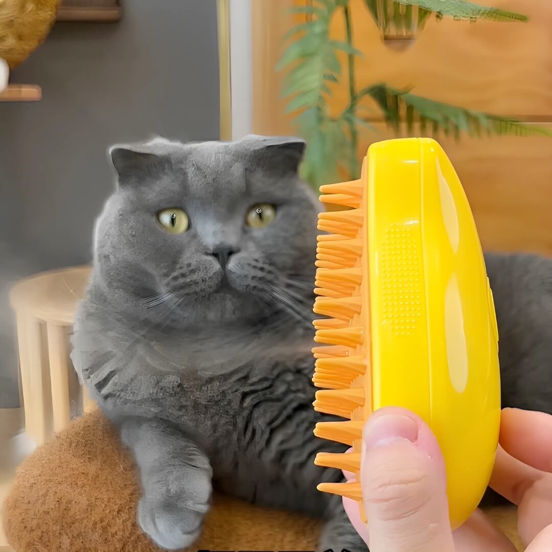KittySpa™ - Cat Steam Brush - Green, Nymock