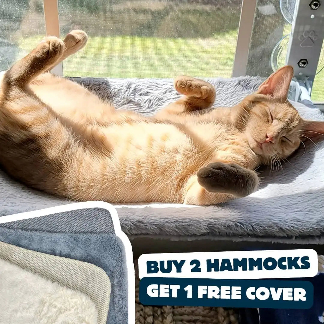 Nymock™ Foldable Cat Hammock - Regular / Plush *NEW*, Nymock