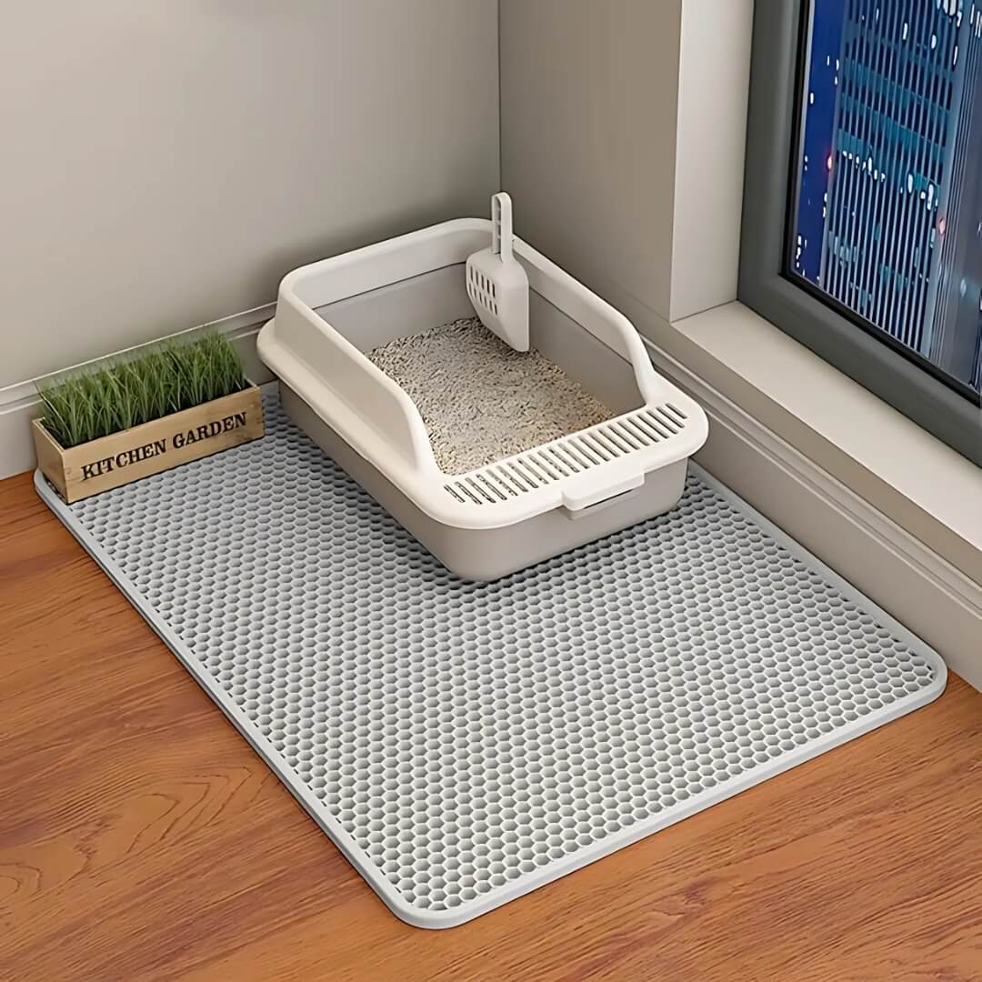 LitterGuard⢠- Cat Litter Mat - Grey / Small, Nymock