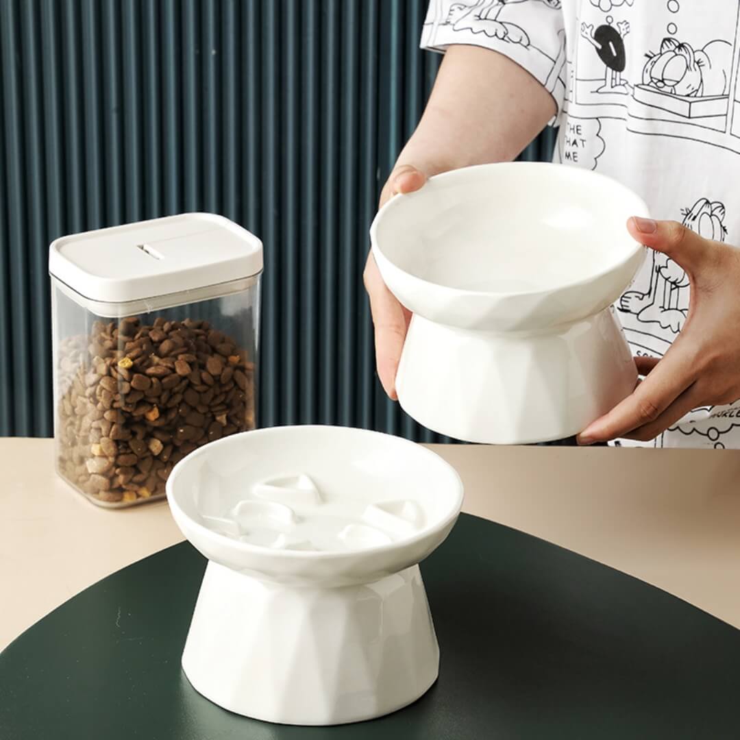 Whisker Friendly Slow Feeder Cat Bowl - Default Title, Nymock