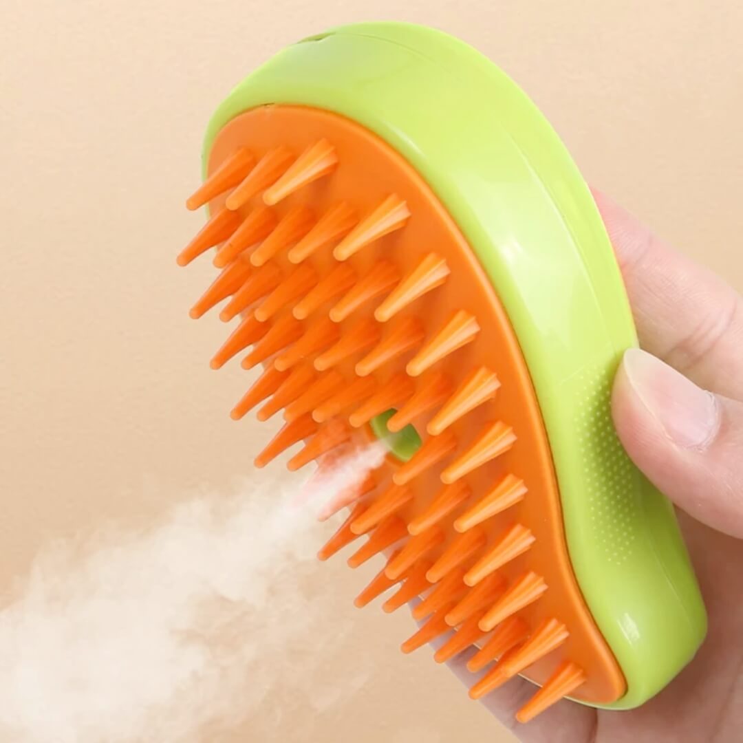 KittySpa™ - Cat Steam Brush - Green, Nymock
