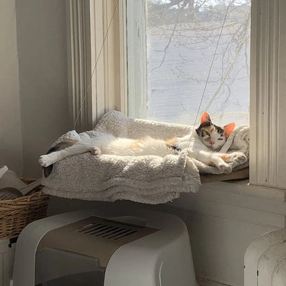 Nymock™ Indoor Cat Hammock - Khaki, Nymock