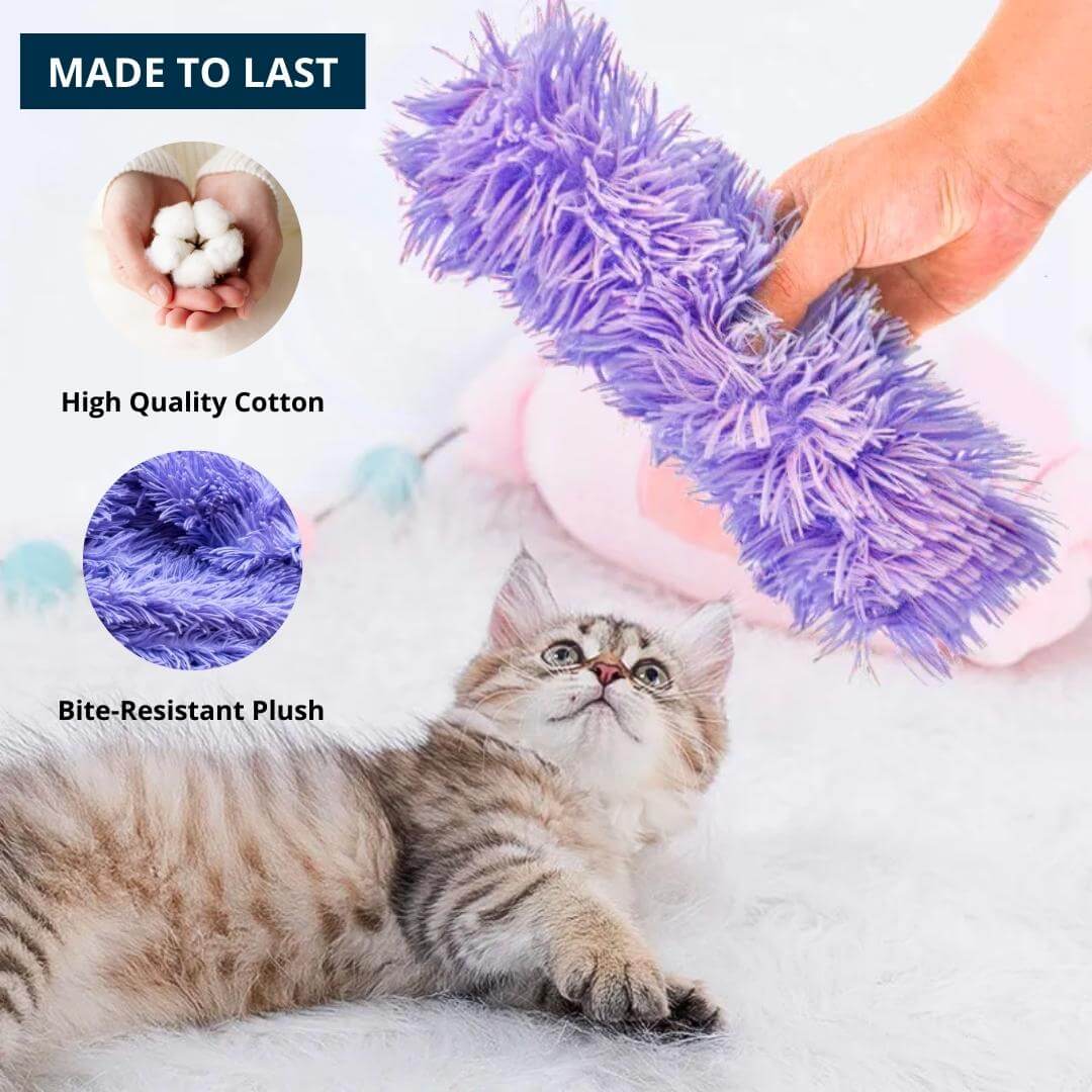 Cuddle & Kick™ Fuzzy Catnip Kicker - Surprise Me, Nymock