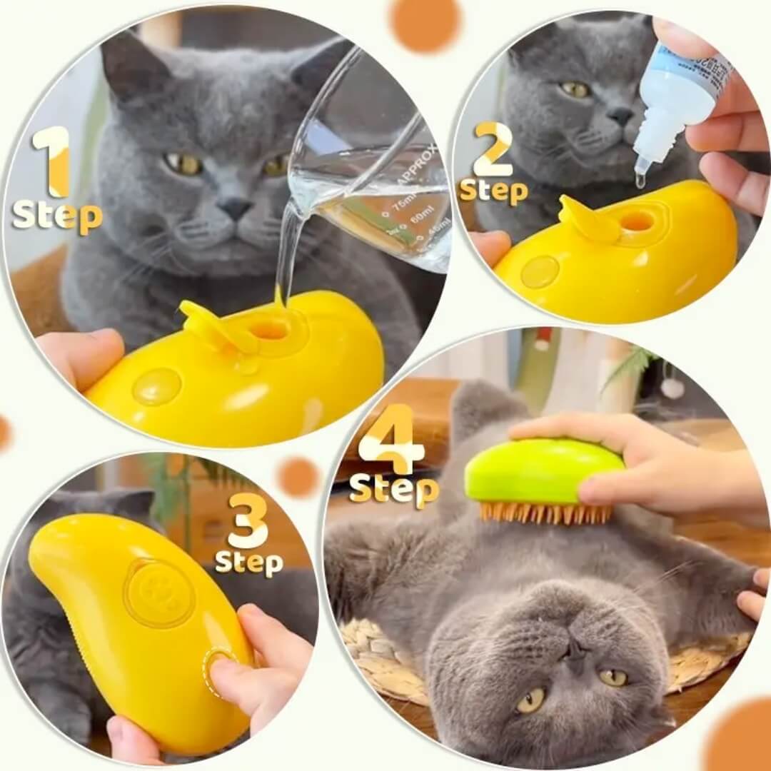 KittySpa™ - Cat Steam Brush - , Nymock