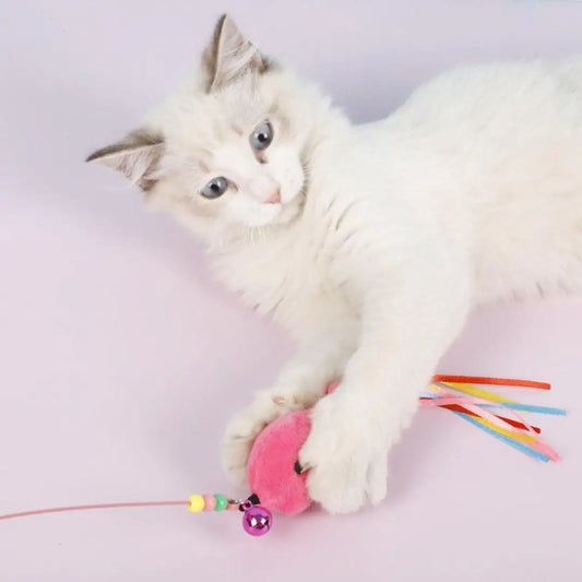 Nymock™ Feather Teaser Cat Wand - Short Feather, Nymock