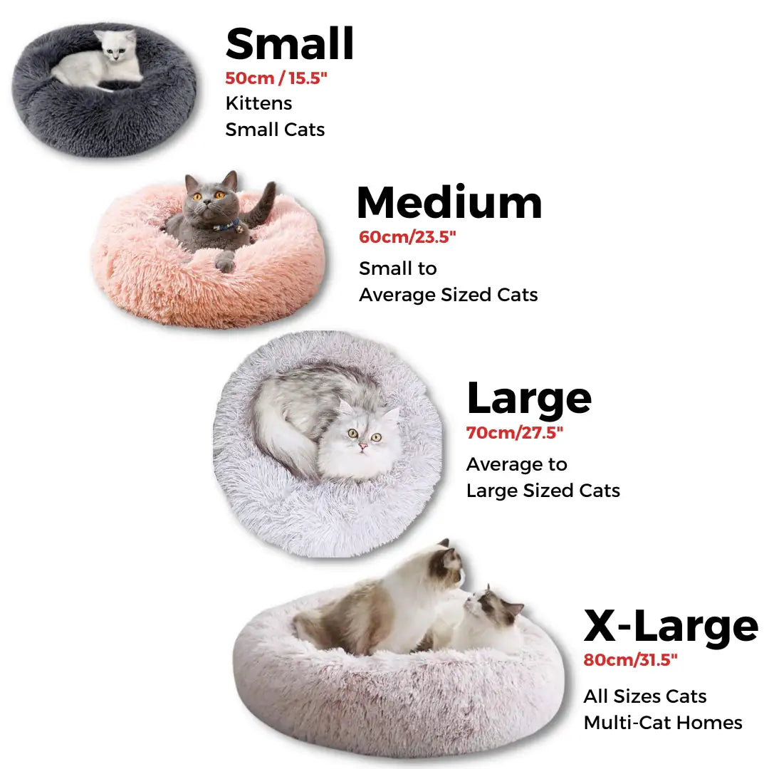 Nymock™ Calming Bed - Light Grey *Most Popular* / Small (50cm), Nymock