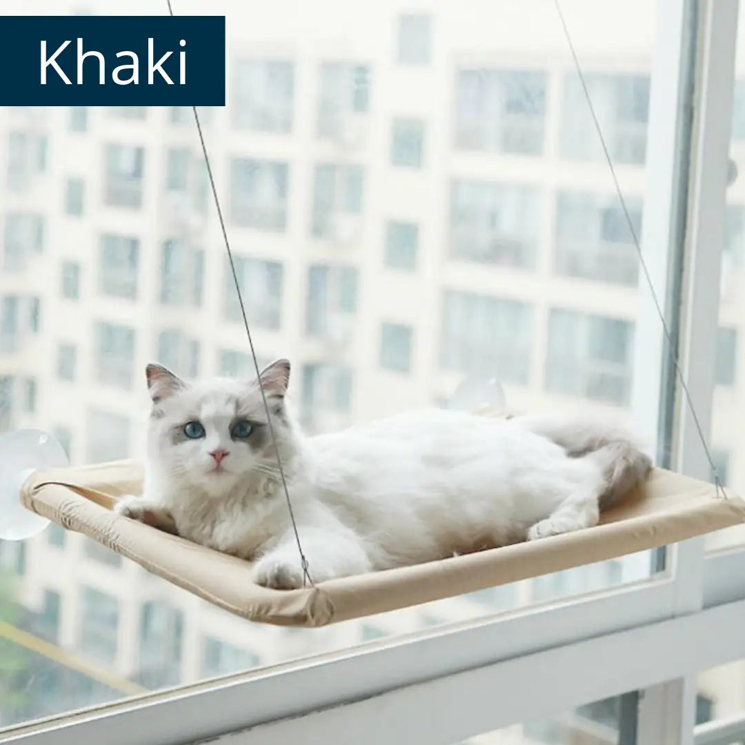 Nymock™ Indoor Cat Hammock - Khaki, Nymock