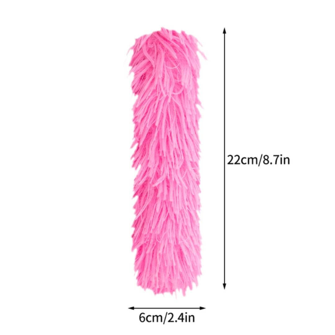 Cuddle & Kick™ Fuzzy Catnip Kicker - Pink, Nymock