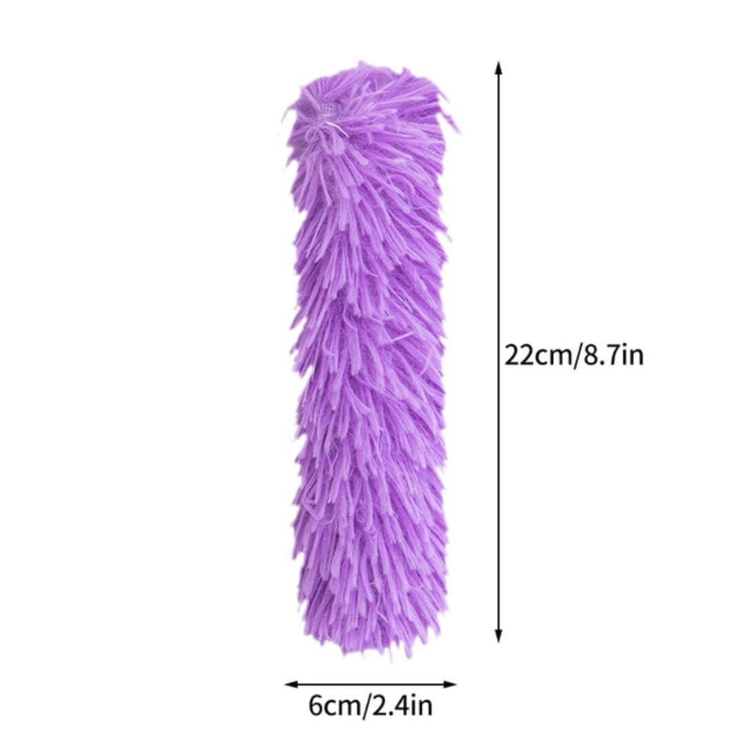 Cuddle & Kick™ Fuzzy Catnip Kicker - Purple, Nymock