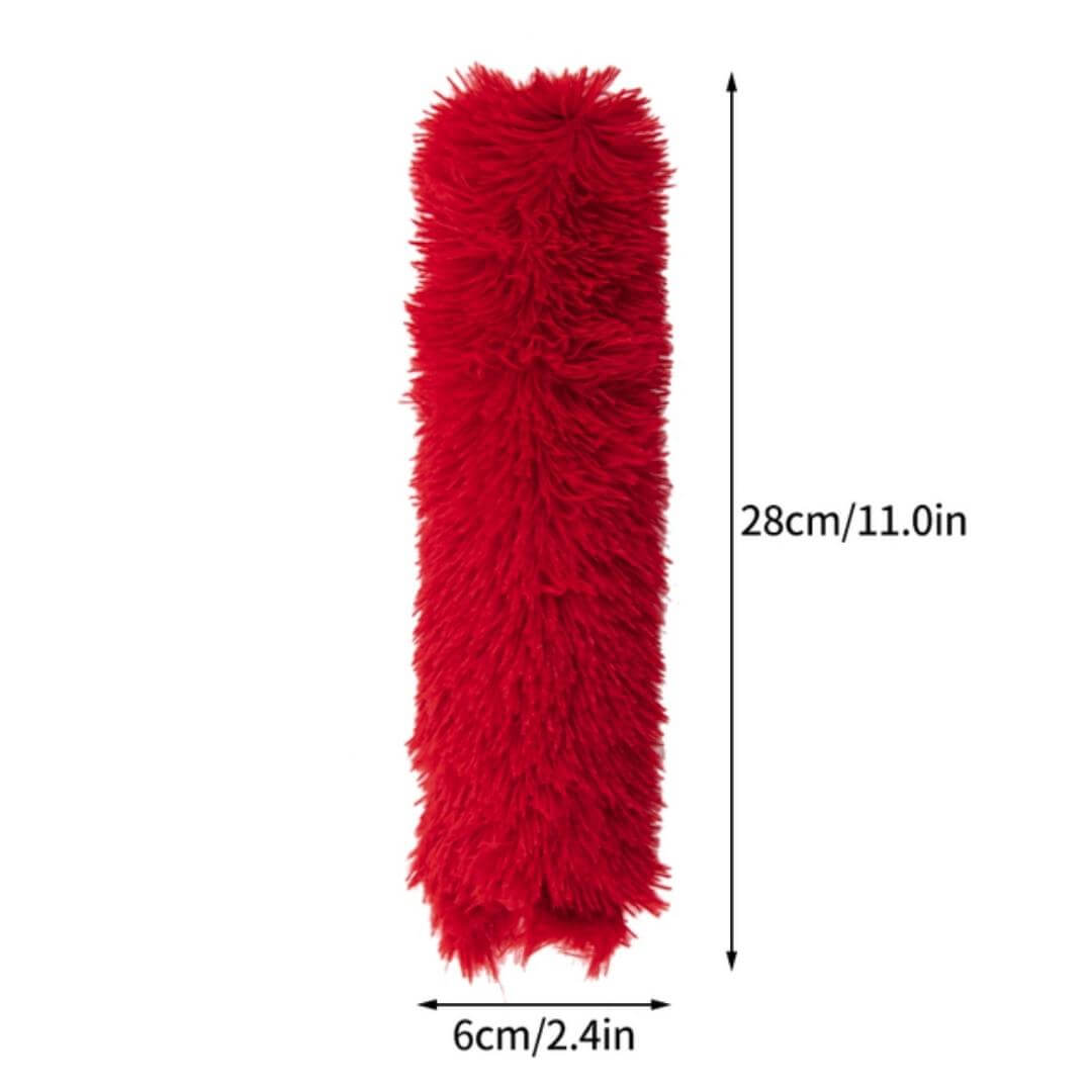 Cuddle & Kick™ Fuzzy Catnip Kicker - Red, Nymock