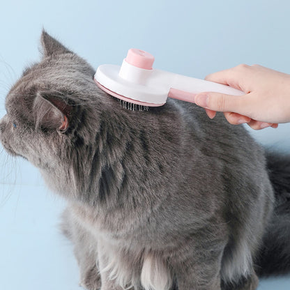 Fur Magnet™ Self-Cleaning Cat Brush - Light Blue, Nymock