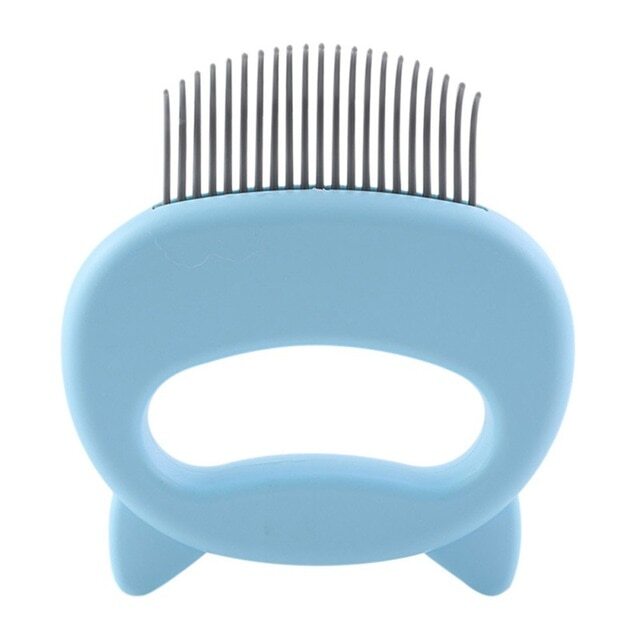 Massaging Cat Brush - Blue, Nymock