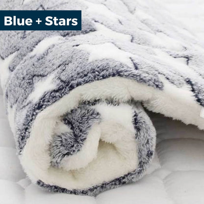 ThermaPad™ Self-Heating Cat Mat - Blue + Stars, Nymock